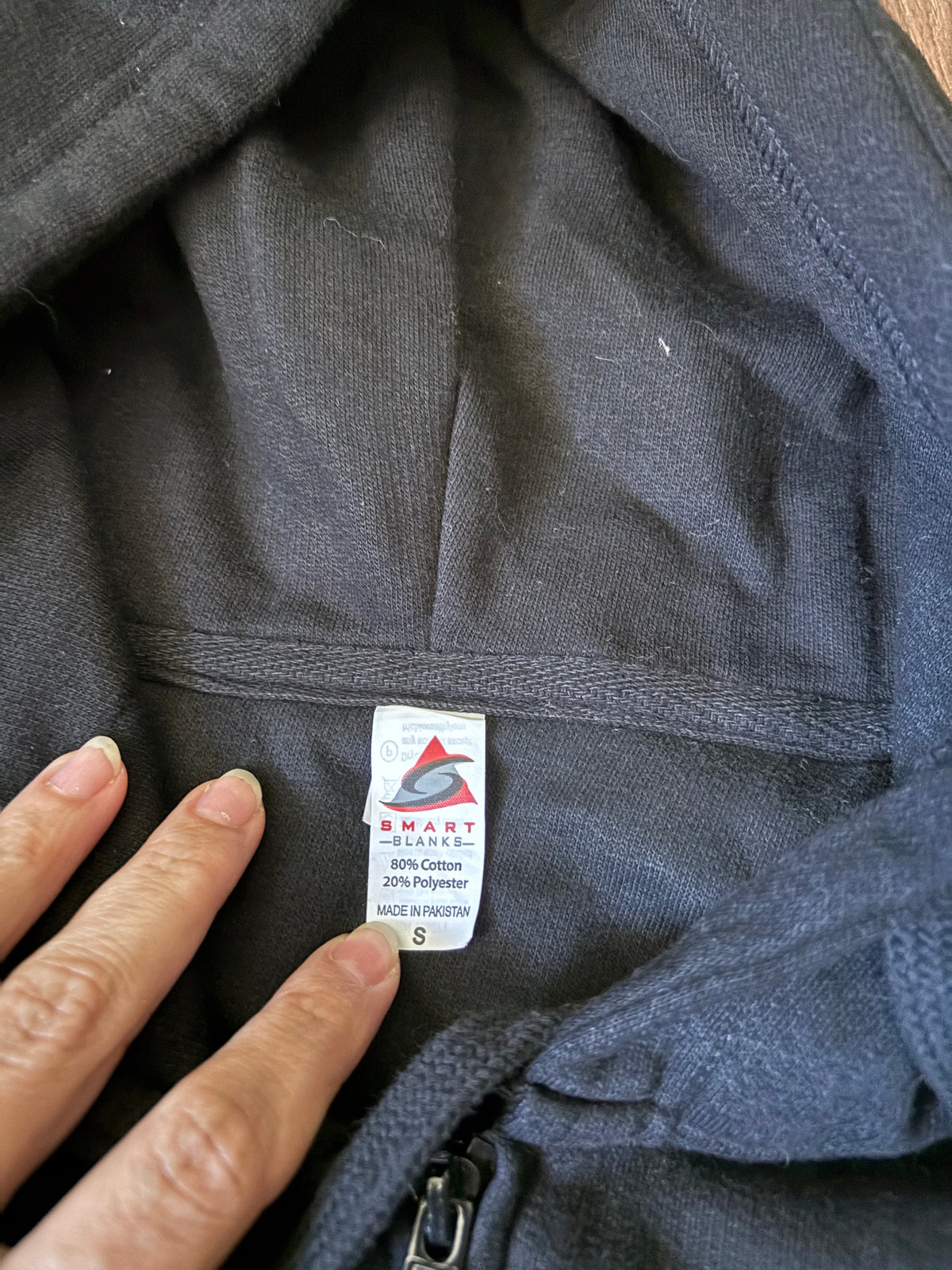 Tlaloc Black Zip-up Hoodie